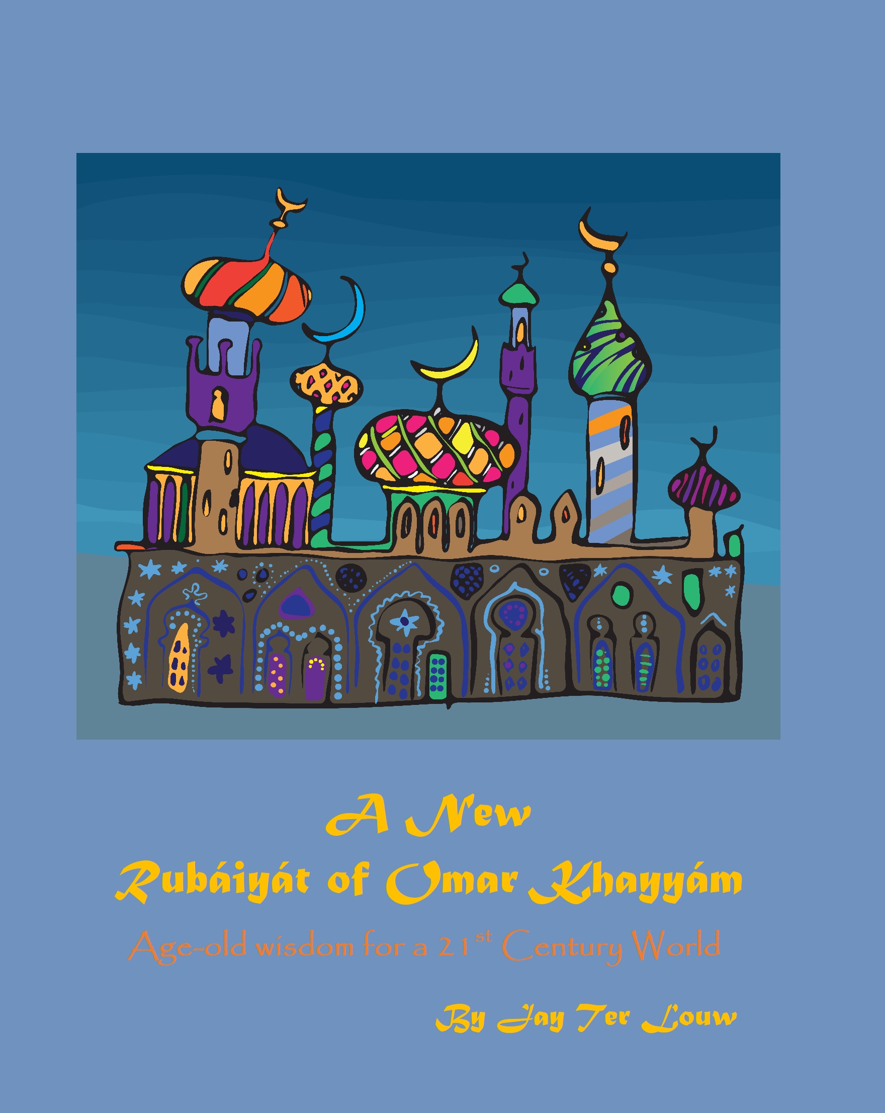 A picture of the Cover of the New Rubaiyat